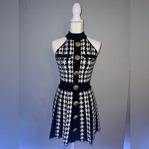 Balmain houndstooth Mini Dress